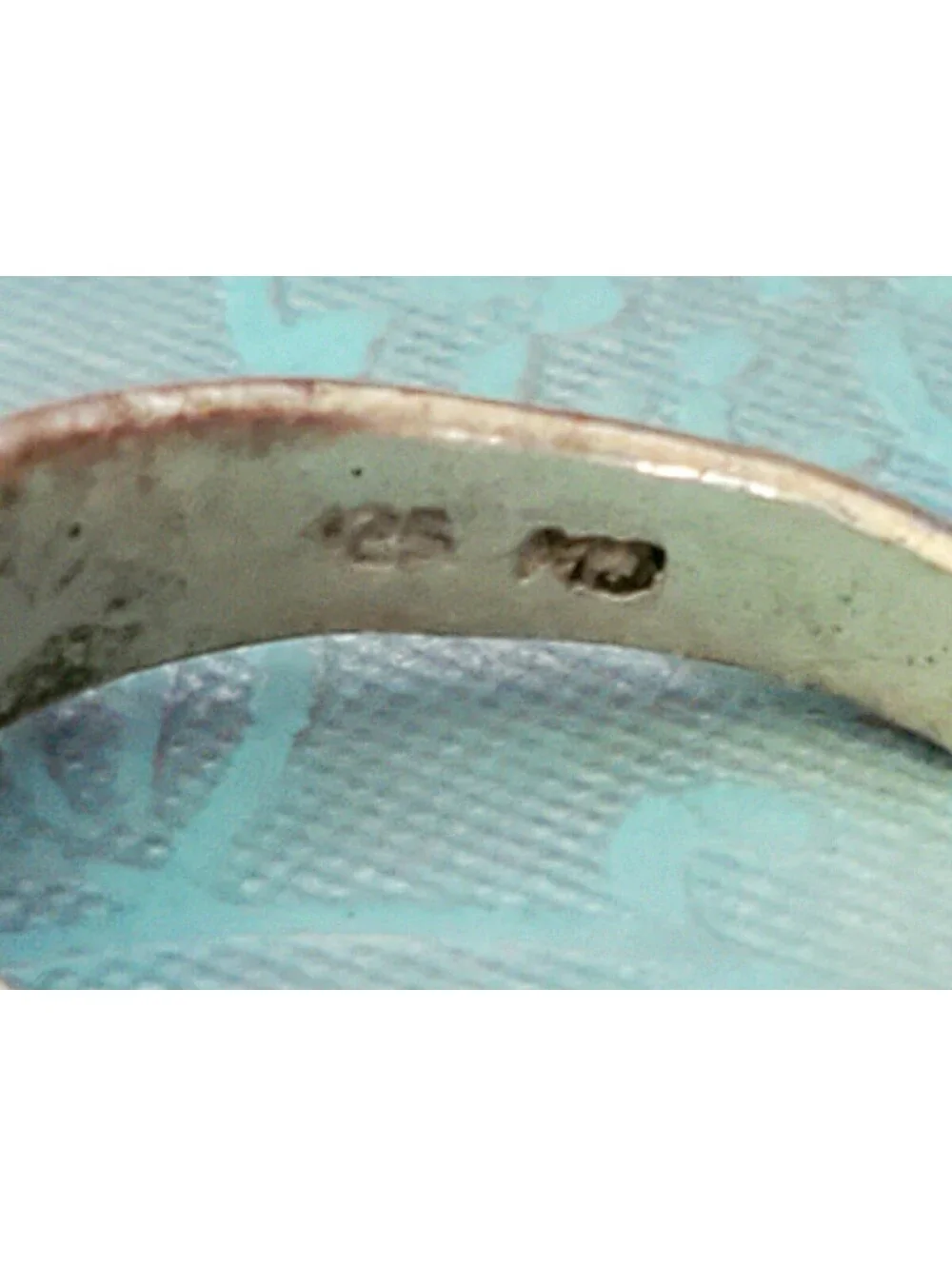 Vintage Sterling Silver Rose Toe Ring